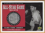 Sharp 2002 UD #SJ-LB Lou Boudreau GU Jersey Cleveland Indians