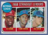 1969 Topps #12 Strikeout Leaders Bob Gibson Fergie Jenkins