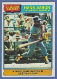 1976 Topps #1 Hank Aaron RB Milwaukee Brewers