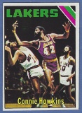 1975-76 Topps #195 Connie Hawkins Los Angeles Lakers