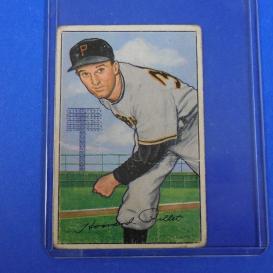 1952 BOWMAN BASEBALL #83 HOWIE POLLET PITTSBURGH PIRATES VINTAGE