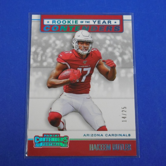 2019 PANINI CONTENDERS HAKEEM BUTLER ROOKIE OF THE YEAR CONTENDERS #D 14/25