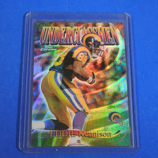 1997 TOPPS CHROME EDDIE KENNISON UNDERCLASSMEN REFRACTOR RAMS