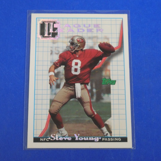 1994 TOPPS STEVE YOUNG LEAGUE LEADER SPECIAL EFFECTS HOLO 49ERS