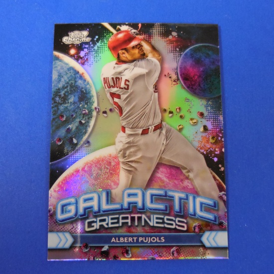 2024 TOPPS COSMIC CHROME ALBERT PUJOLS GALACTIC GREATNESS REFRACTOR
