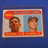 1969 TOPPS BASEBALL #552 TED SIZEMORE BILL SUDAKIS ROOKIE CARD HIGH NUMBER