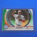 2020 BOWMAN CHROME DRAFT LUIS GARCIA TOP 100 GREEN REFRACTOR #D 21/99