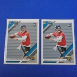 2019 DONRUSS GARDNER MINSHEW ROOKIE CARD LOT JAGUARS
