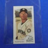 2019 TOPPS ALLEN GINTER ALEX RODRIGUEZ ALLEN AND GINTER BACK MINI SP MARINERS