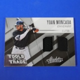 2017 PANINI ABSOLUTE YOAN MONCADA DUAL JERSEY CARD #D 11/99 WHITE SOX