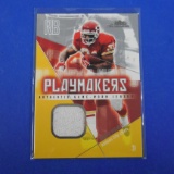 2004 FLEER SHOWCASE PRIEST HOLMES GAME USED JERSEY CARD #D 087/300