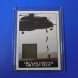 2019 HISTORIC AUTOGRAPHS VIETNAM UNIFORM RELIC CARD