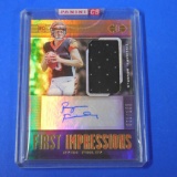 2019 PANINI ILLUSIONS RYAN FINLEY FIRST IMPRESSIONS AUTOGRAPHED JERSEY RC #D 021/125