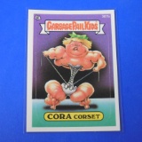 1987 TOPPS GARBAGE PAIL KIDS GPK #387B CORA CORSET
