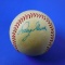 LARRY GURA AUTOGRAPHED RAWLINGS NATIONAL LEAGUE BASEBALL NO COA