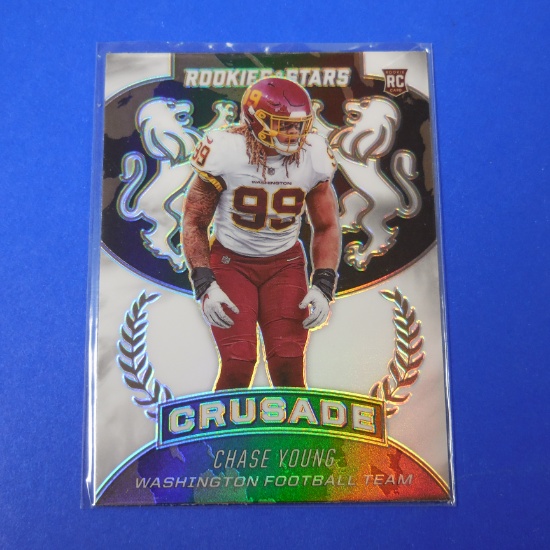 2020 PANINI ROOKIES AND STARS CHASE YOUNG CRUSADE PRIZM ROOKIE CARD WASHINGTON