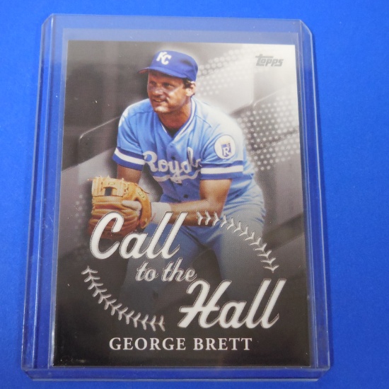 2025 TOPPS CALL TO THE HALL INSERT CARD GEORGE BRETT ROYALS