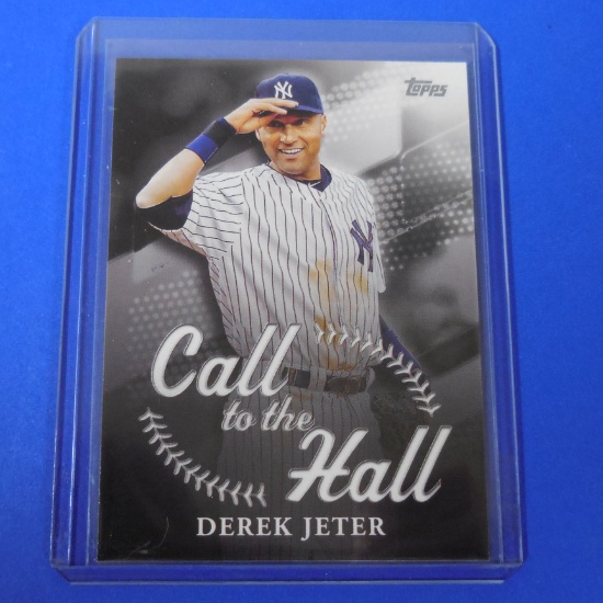 2025 TOPPS CALL TO THE HALL INSERT CARD DEREK JETER YANKEES