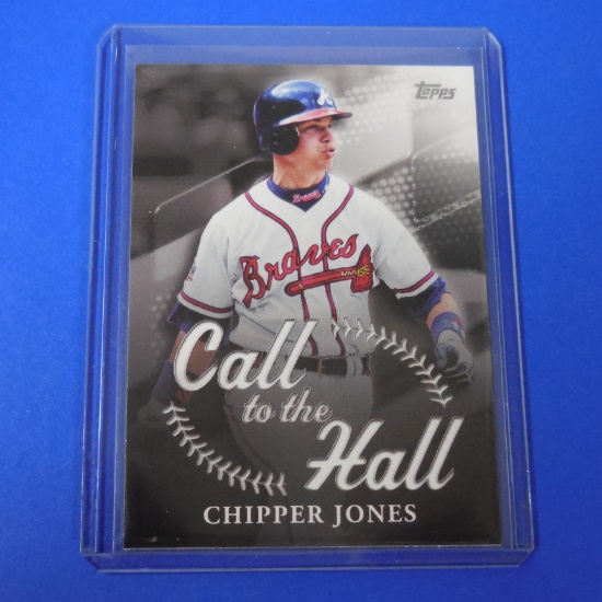 2025 TOPPS CALL TO THE HALL INSERT CARD CHIPPER JONES BRAVES