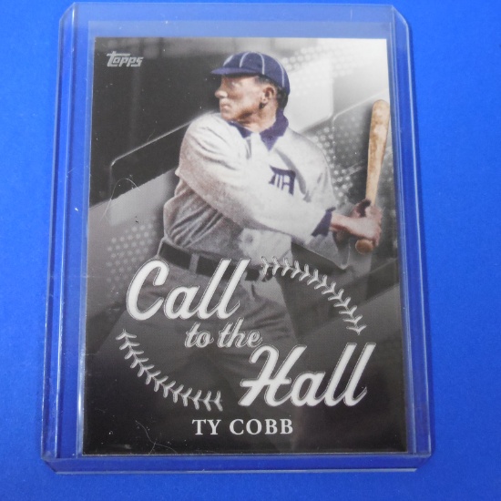 2025 TOPPS CALL TO THE HALL INSERT CARD TY COBB TIGERS