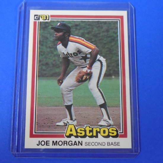 1981 DONRUSS JOE MORGAN ASTROS