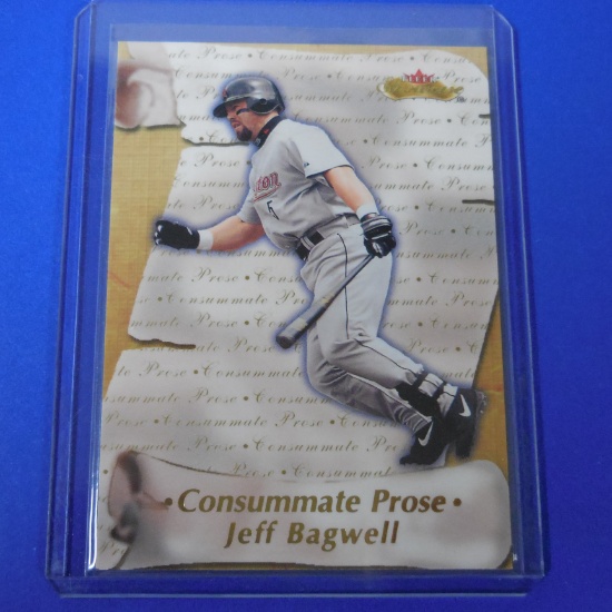 2000 FLEER SHOWCASE JEFF BAGWELL CONSUMMATE PROSE