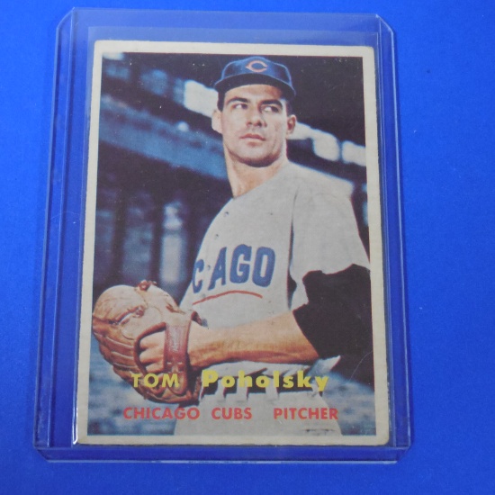 1957 TOPPS #235 TOM POHOLSKY CUBS