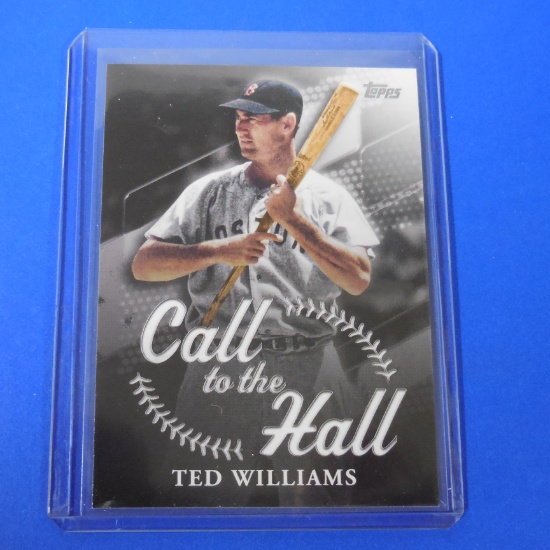 2025 TOPPS CALL TO THE HALL INSERT CARD TED WILLIAMS RED SOX