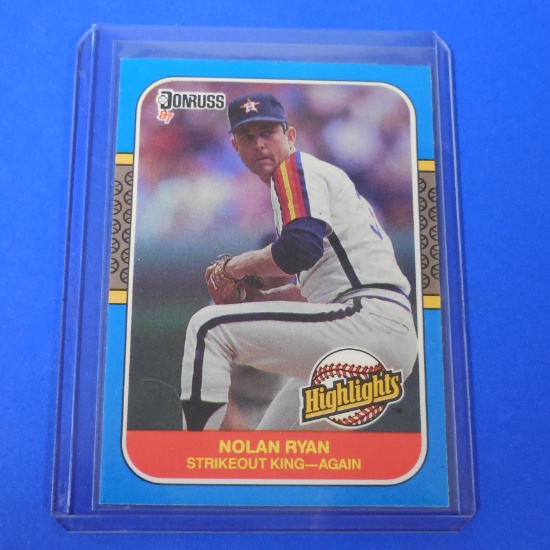 1987 DONRUSS NOLAN RYAN HIGHLIGHTS ASTROS