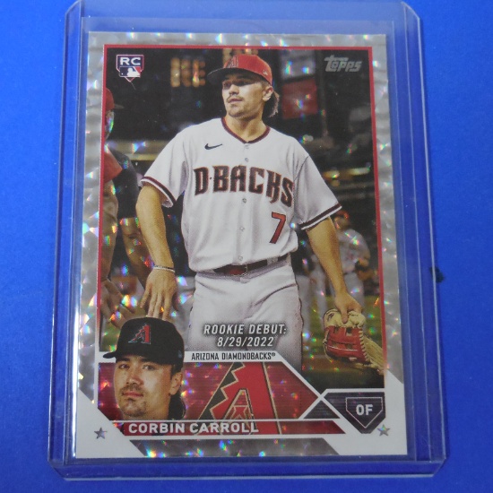 2023 TOPPS UPDATE CORBIN CARROLL ICY FOIL ROOKIE CARD SP DIAMONDBACKS