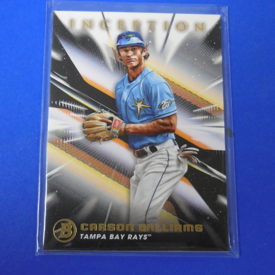 2023 BOWMAN INCEPTION CARSON WILLIAMS RAYS