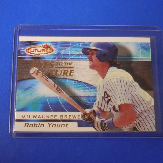2001 FLEER FUTURES ROBIN YOUNT BATS OF THE FUTURE BREWERS