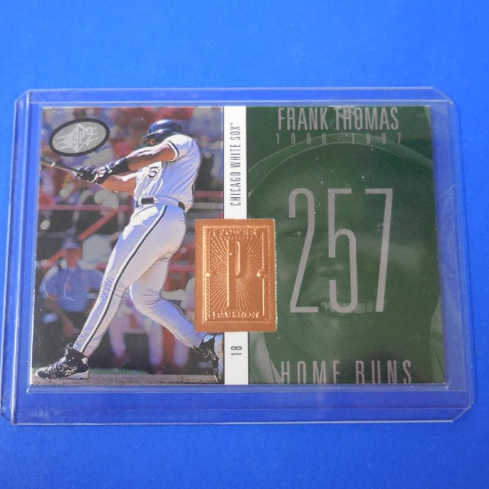 1998 UPPER DECK SPX FRANK THOMAS COPPER #D 1735/7500 WHITE SOX