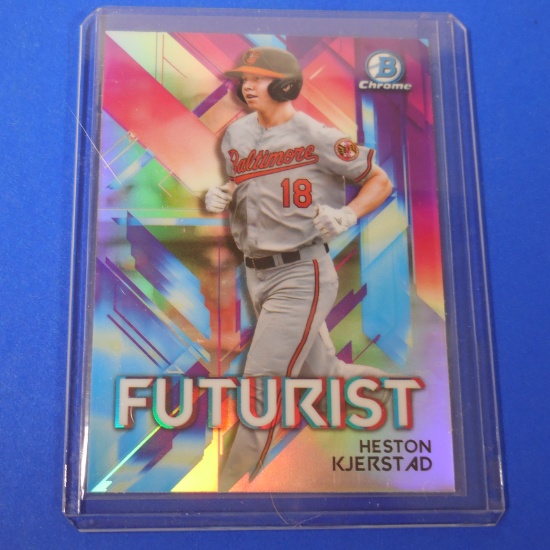 2021 BOWMAN CHROME HESTON KJERSTAD FUTURIST REFRACTOR