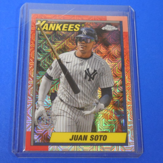 2025 TOPPS CHROME JUAN SOTO SILVER PACK REFRACTOR