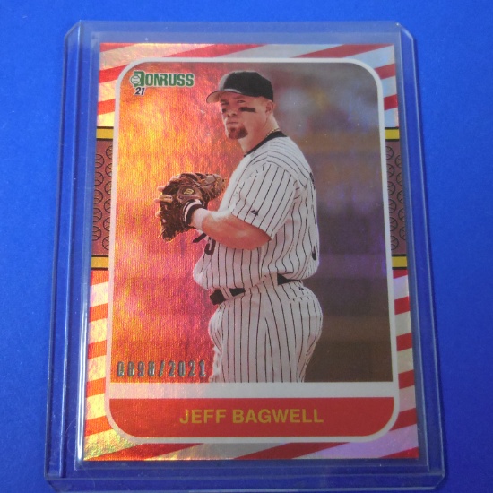 2021 DONRUSS JEFF BAGWELL HOLO #D 0898/2021
