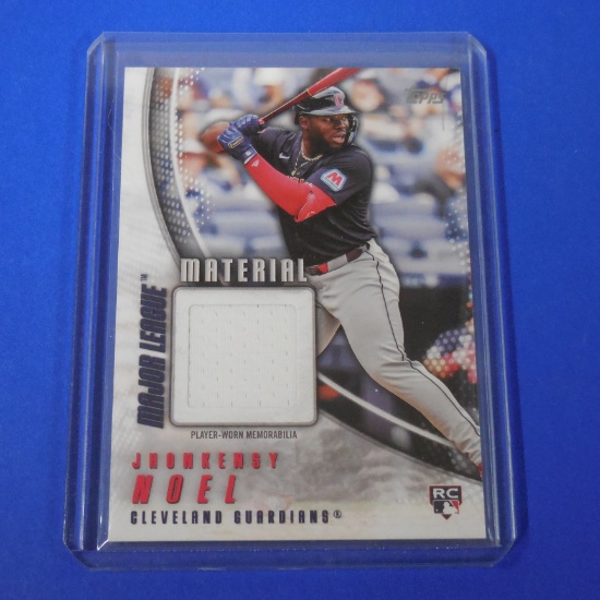 2025 TOPPS BASEBALL JHONKENSY NOEL JERSEY ROOKIE CARD