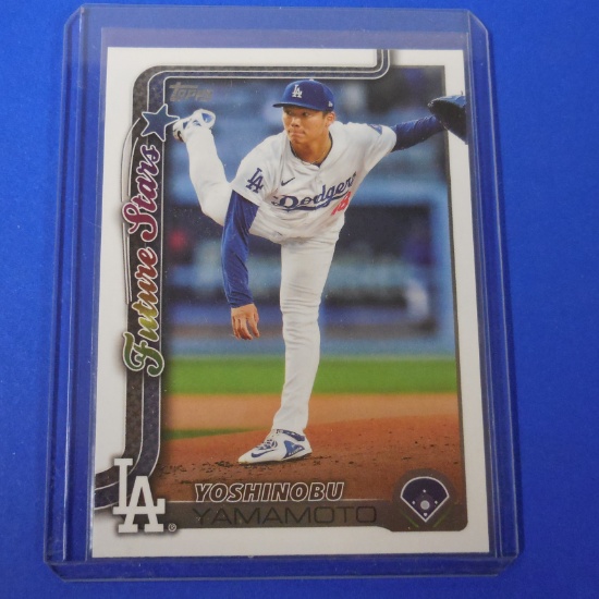 2025 TOPPS YOSHINOBU YAMAMOTO FUTURE STARS