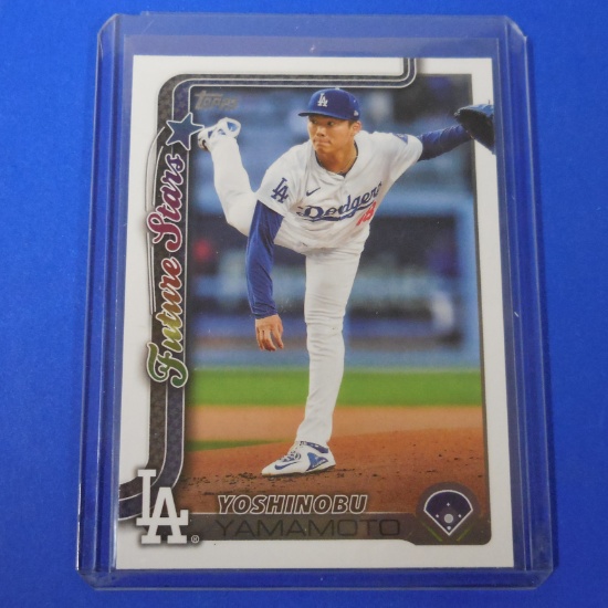 2025 TOPPS YOSHINOBU YAMAMOTO FUTURE STARS