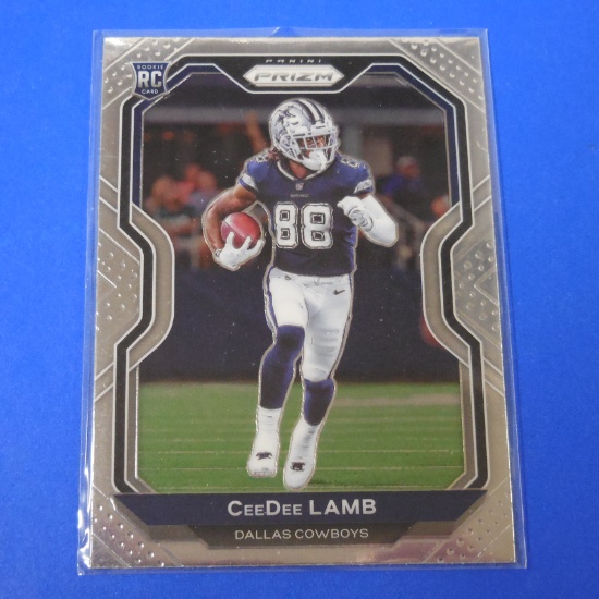 2020 PANINI PRIZM CEEDEE LAMB ROOKIE CARD COWBOYS