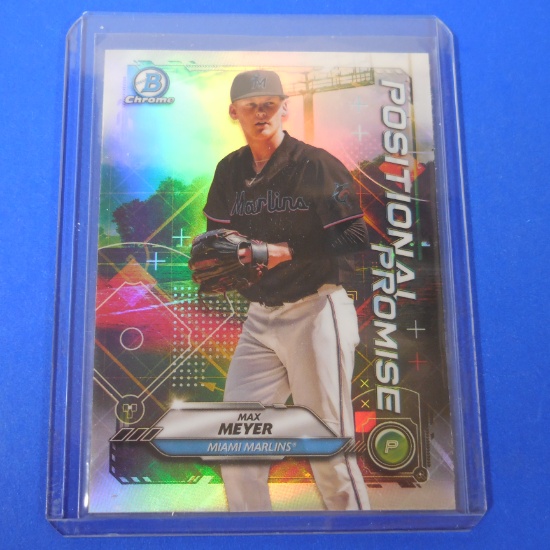 2021 BOWMAN CHROME MAX MEYER REFRACTOR POSITIONAL PROMISE