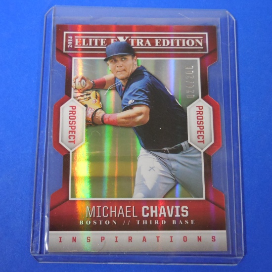 2014 ELITE MICHAEL CHAVIS DIE CUT ROOKIE CARD #D 024/200