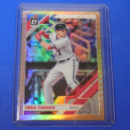 2019 DONRUSS OPTIC TREA TURNER INDEPENDENCE DAY PRIZM #D 53/76