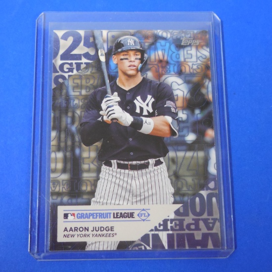 2025 TOPPS AARON JUDGE GRAPEFRUIT LEAGUE