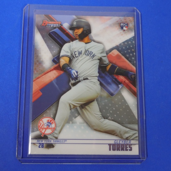2018 BOWMANS BEST GLEYBER TORRES ROOKIE CARD