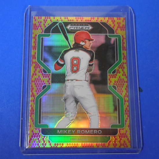 2022 PANINI PRIZM MIKEY ROMERO SNAKESKIN PRIZM #D 23/25
