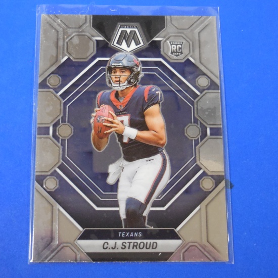 2023 PANINI MOSAIC CJ STROUD ROOKIE CARD TEXANS