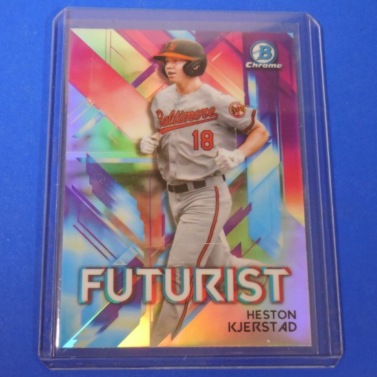 2021 BOWMAN CHROME HESTON KJERSTAD FUTURISTS REFRACTOR