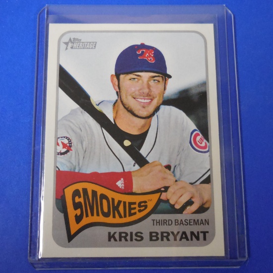 2014 TOPPS HERITAGE KRIS BRYANT ROOKIE CARD