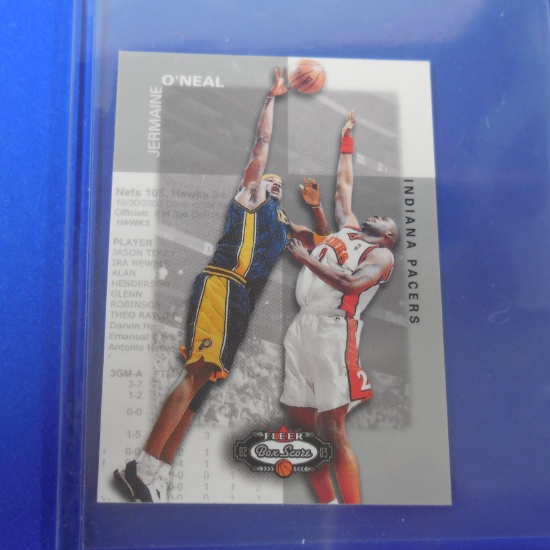 2002-03 FLEER BOX SCORE JERMAINE O'NEAL MINI